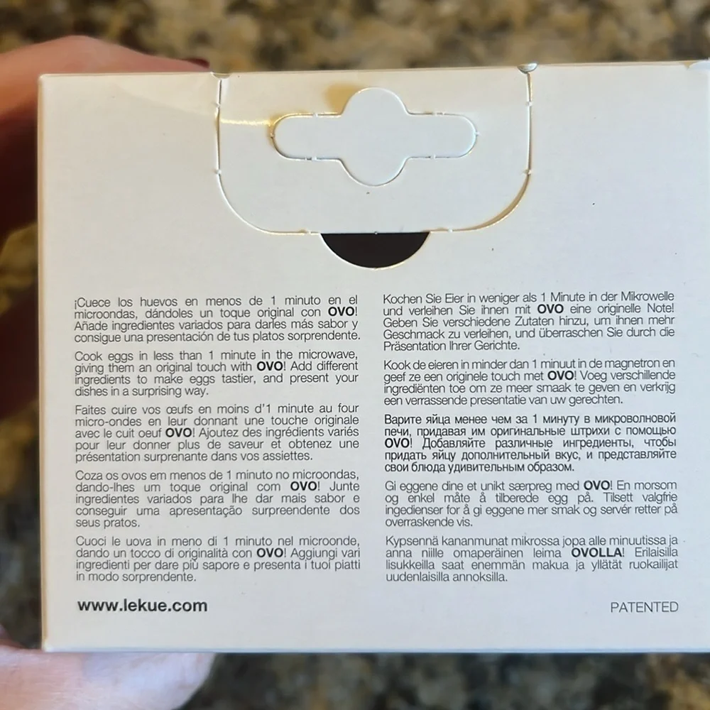 Lekue silicone egg cooker